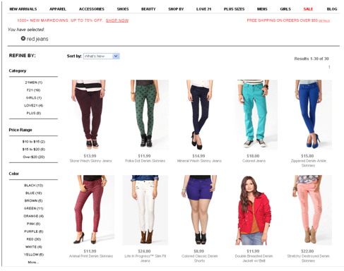 eCommerce Filter design – more search options for online business ...