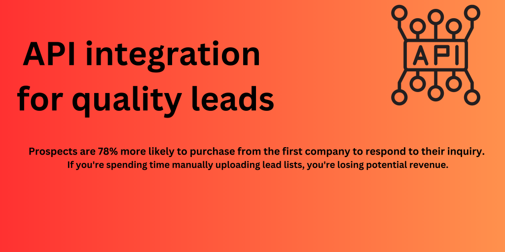 API integration for quality leads